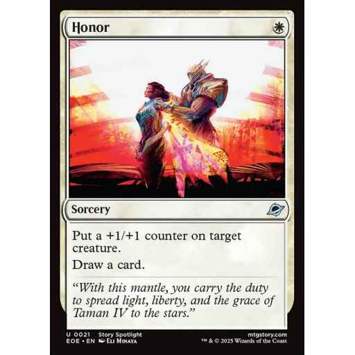 Edge of Eternities - 21 - Honor - Uncommon - W - Non-foil