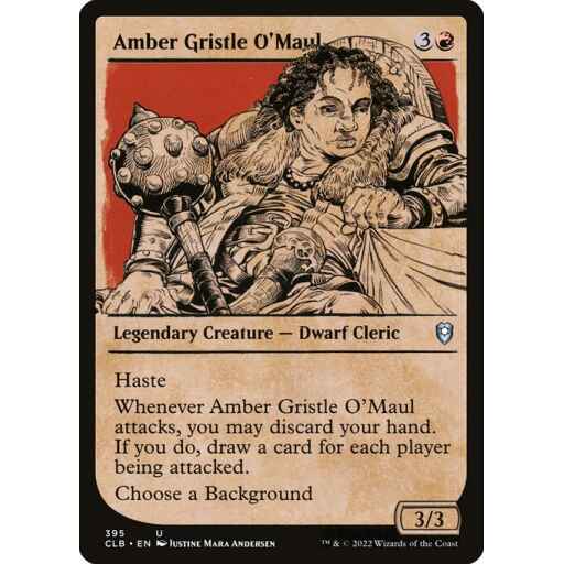 Commander Legends: Battle for Baldur's Gate - 395 - Amber Gristle O'Maul - Uncommon - R - Non-foil