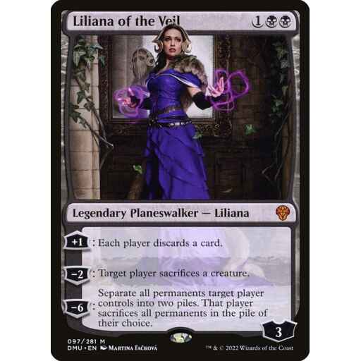 Dominaria United - 97 - Liliana of the Veil - Mythic - B - Non-foil