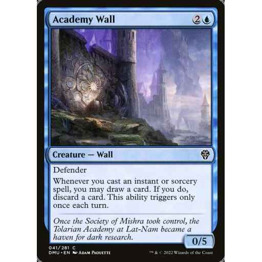 Dominaria United - 41 - Academy Wall - Common - U - Non-foil