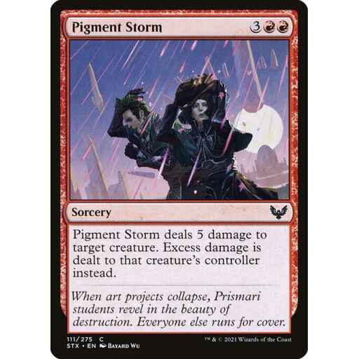 Strixhaven: School of Mages - 111 - Pigment Storm - Common - R - Non-foil