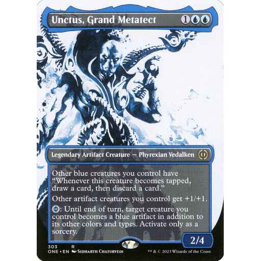 Phyrexia: All Will Be One - 303 - Unctus, Grand Metatect - Rare - U - Foil