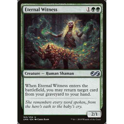 Ultimate Masters - 163 - Eternal Witness - Uncommon - G - Non-foil
