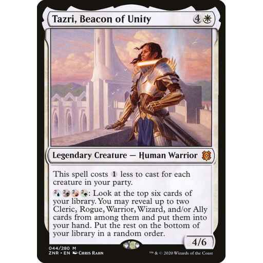 Zendikar Rising - 44 - Tazri, Beacon of Unity - Mythic - W - Non-foil