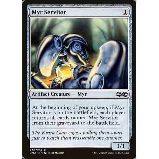 Ultimate Masters - 230 - Myr Servitor - Common - C - Non-foil