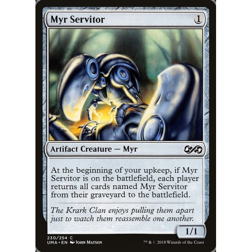 Ultimate Masters - 230 - Myr Servitor - Common - C - Non-foil
