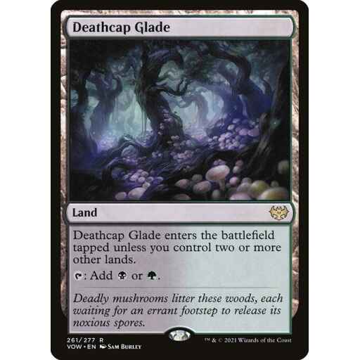 Innistrad: Crimson Vow - 261 - Deathcap Glade - Rare - C - Non-foil