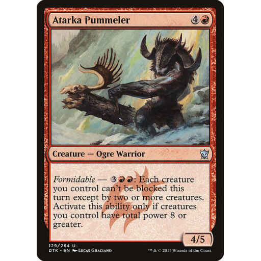 Dragons of Tarkir - 129 - Atarka Pummeler - Uncommon - R - Non-foil