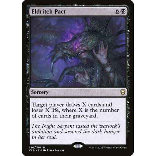 Commander Legends: Battle for Baldur's Gate - 126 - Eldritch Pact - Rare - B - Non-foil