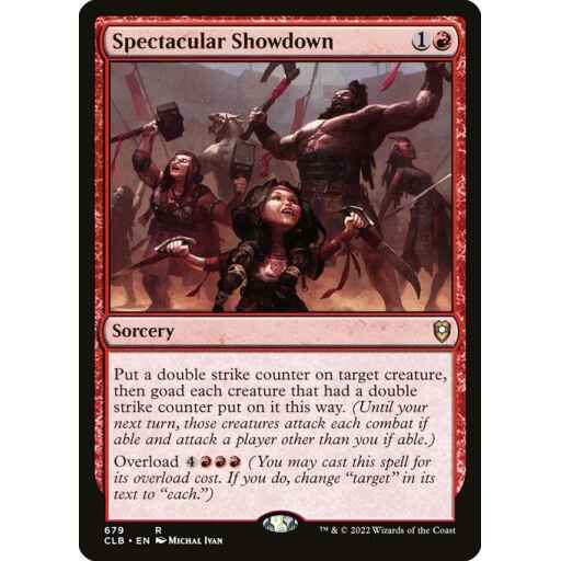 Commander Legends: Battle for Baldur's Gate - 679 - Spectacular Showdown - Rare - R - Non-foil