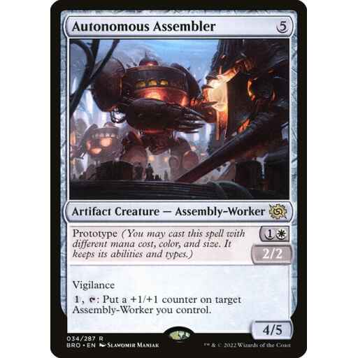 The Brothers' War - 34 - Autonomous Assembler - Rare - C - Non-foil