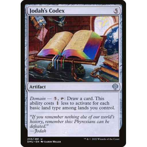 Dominaria United - 233 - Jodah's Codex - Uncommon - C - Non-foil
