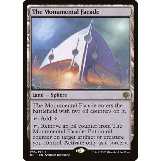 Phyrexia: All Will Be One - 255 - The Monumental Facade - Rare - C - Non-foil