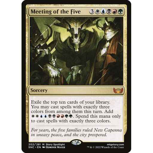 Streets of New Capenna - 202 - Meeting of the Five - Mythic - Multi - Non-foil