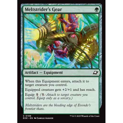 Edge of Eternities - 198 - Meltstrider's Gear - Common - G - Foil