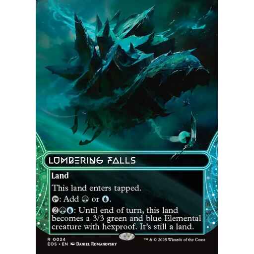 Edge of Eternities: Stellar Sights - 24 - Lumbering Falls - Rare - C - Foil
