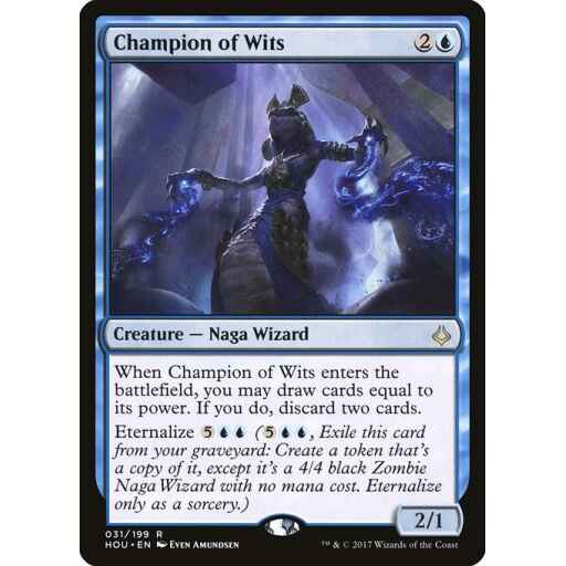 Hour of Devastation - 31 - Champion of Wits - Rare - U - Non-foil