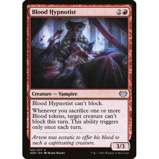 Innistrad: Crimson Vow - 145 - Blood Hypnotist - Uncommon - R - Non-foil