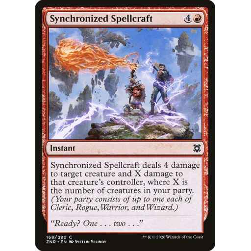 Zendikar Rising - 168 - Synchronized Spellcraft - Common - R - Non-foil