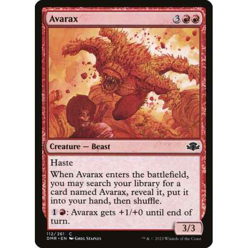 Dominaria Remastered - 112 - Avarax - Common - R - Non-foil