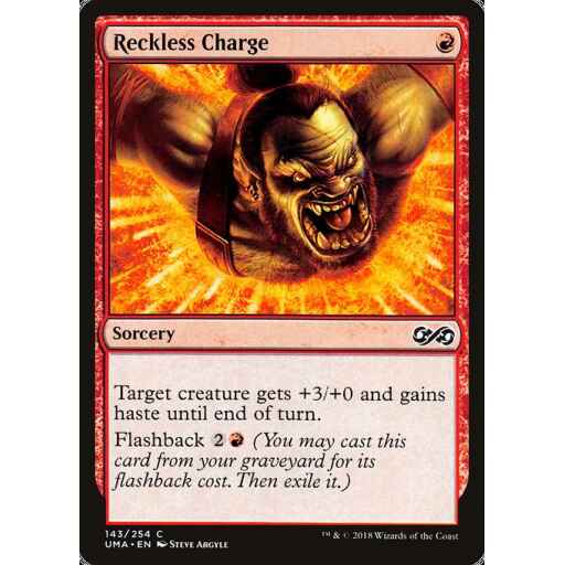 Ultimate Masters - 143 - Reckless Charge - Common - R - Non-foil