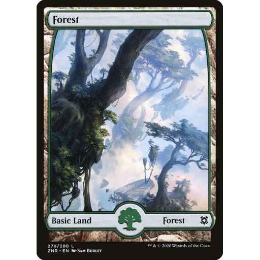 Zendikar Rising - 278 - Forest - Common - C - Non-foil