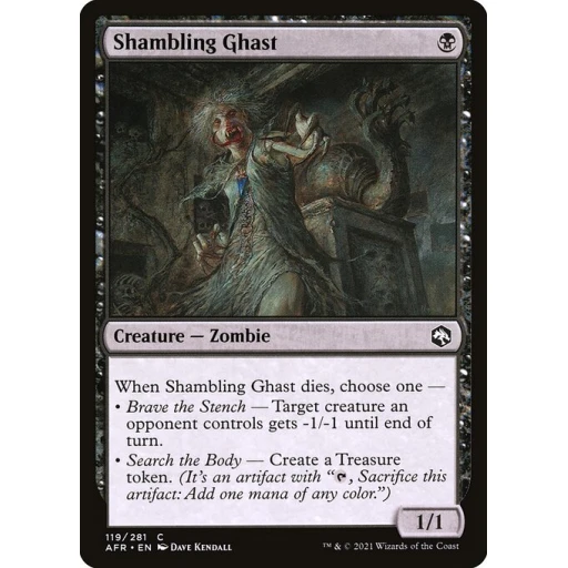 Adventures in the Forgotten Realms - 119 - Shambling Ghast - Common - B - Non-foil