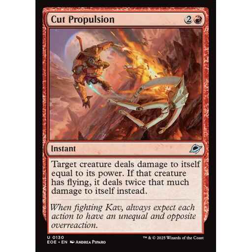 Edge of Eternities - 130 - Cut Propulsion - Uncommon - R - Non-foil