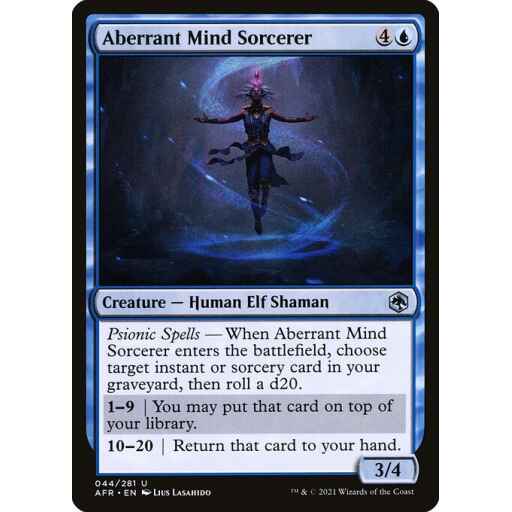 Adventures in the Forgotten Realms - 44 - Aberrant Mind Sorcerer - Uncommon - U - Non-foil