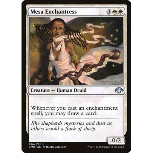 Dominaria Remastered - 14 - Mesa Enchantress - Uncommon - W - Non-foil