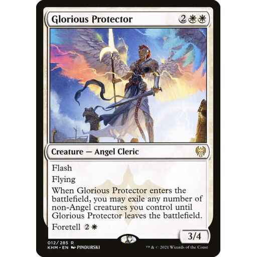 Kaldheim - 12 - Glorious Protector - Rare - W - Non-foil
