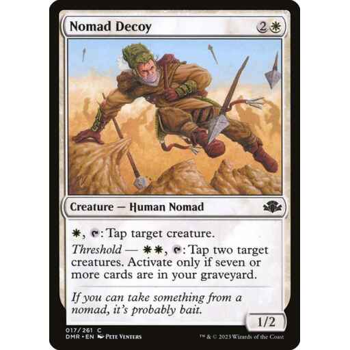Dominaria Remastered - 17 - Nomad Decoy - Common - W - Non-foil