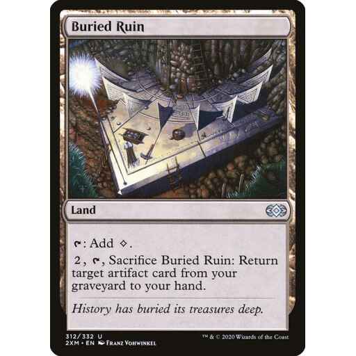 Double Masters - 312 - Buried Ruin - Uncommon - C - Non-foil
