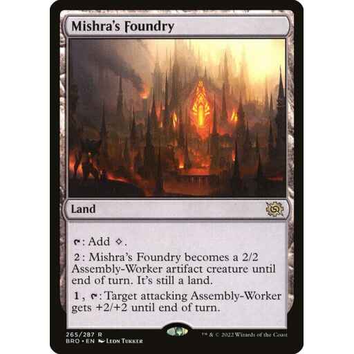 The Brothers' War - 265 - Mishra's Foundry - Rare - C - Non-foil