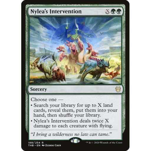 Theros Beyond Death - 188 - Nylea's Intervention - Rare - G - Non-foil