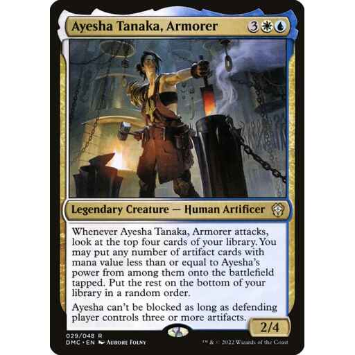 Dominaria United Commander - 29 - Ayesha Tanaka, Armorer - Rare - WU - Non-foil