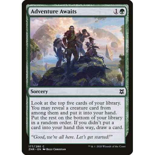 Zendikar Rising - 177 - Adventure Awaits - Common - G - Non-foil