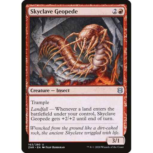 Zendikar Rising - 163 - Skyclave Geopede - Uncommon - R - Non-foil