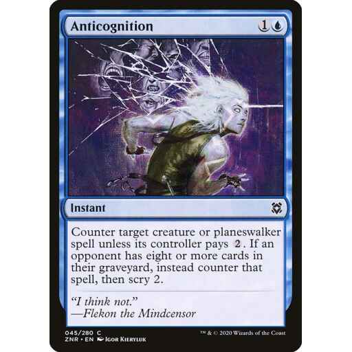 Zendikar Rising - 45 - Anticognition - Common - U - Non-foil