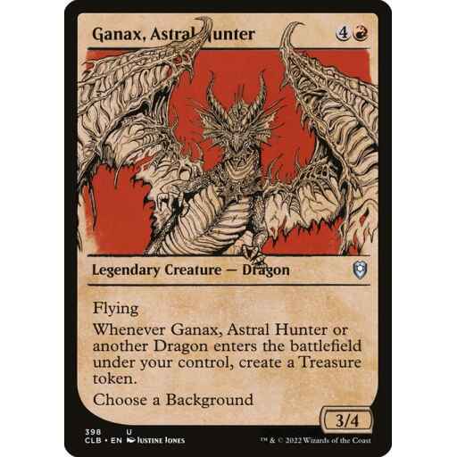Commander Legends: Battle for Baldur's Gate - 398 - Ganax, Astral Hunter - Uncommon - R - Non-foil