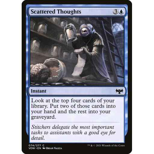 Innistrad: Crimson Vow - 74 - Scattered Thoughts - Common - U - Non-foil