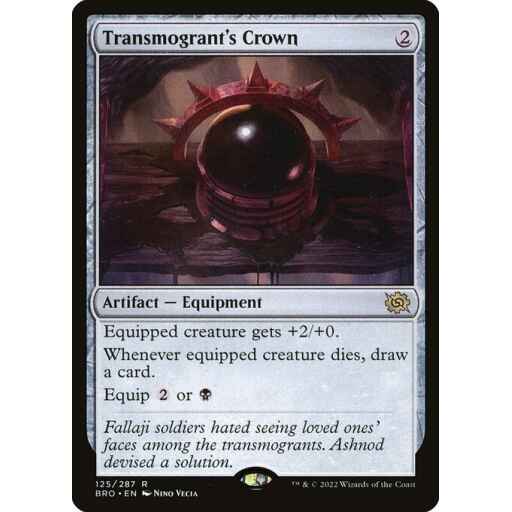 The Brothers' War - 125 - Transmogrant's Crown - Rare - C - Non-foil
