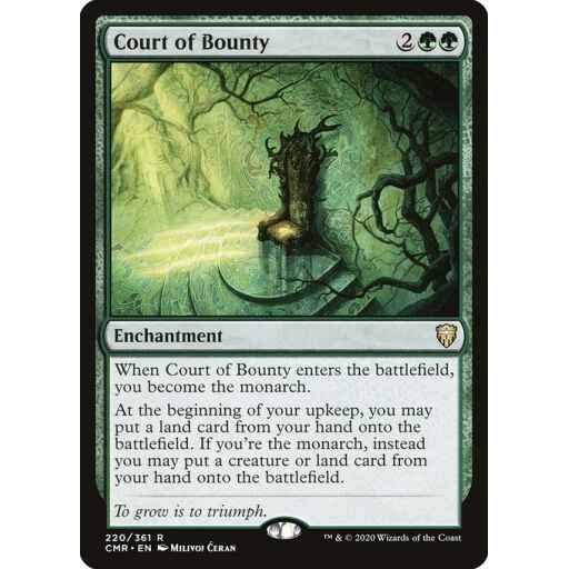 Commander Legends - 220 - Court of Bounty - Rare - G - Non-foil