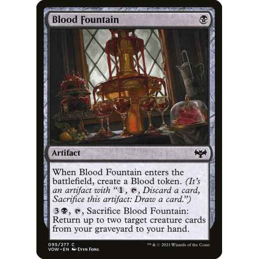 Innistrad: Crimson Vow - 95 - Blood Fountain - Common - B - Non-foil
