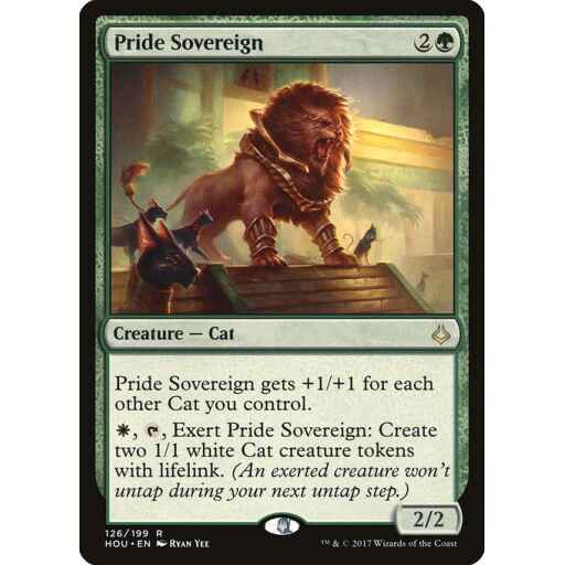 Hour of Devastation - 126 - Pride Sovereign - Rare - G - Non-foil