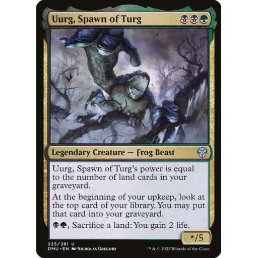Dominaria United - 225 - Uurg, Spawn of Turg - Uncommon - BG - Non-foil