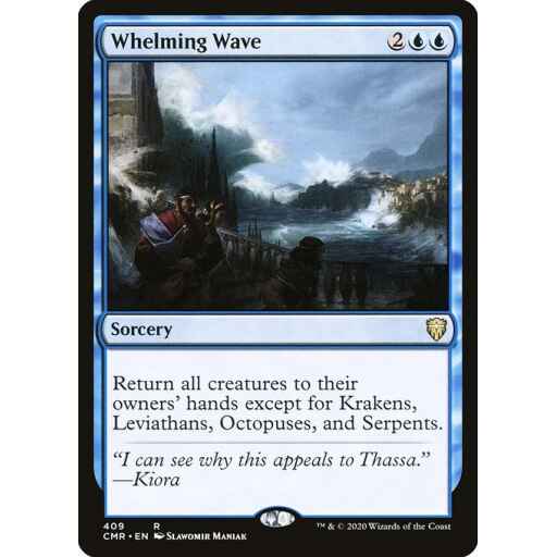 Commander Legends - 409 - Whelming Wave - Rare - U - Non-foil