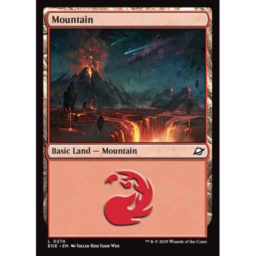Edge of Eternities - 274 - Mountain - Common - C - Foil