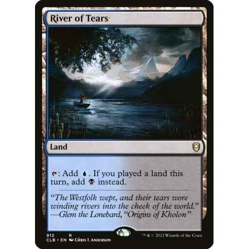 Commander Legends: Battle for Baldur's Gate - 912 - River of Tears - Rare - C - Non-foil