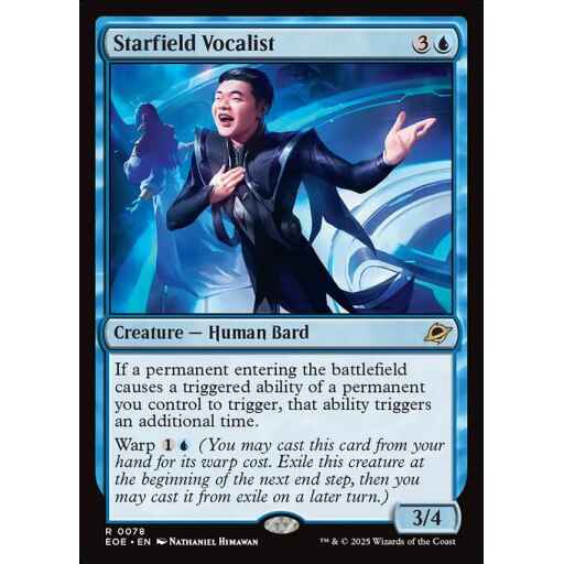 Edge of Eternities - 78 - Starfield Vocalist - Rare - U - Non-foil
